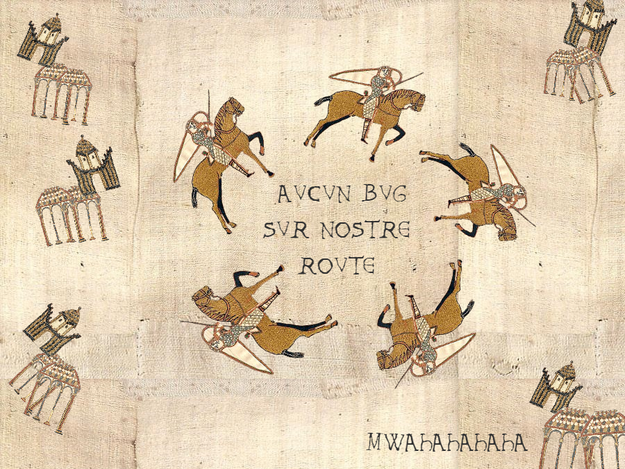 Testeurs cherchant en vain des bugs là où, à force d'être traqués, ils ne s'aventurent plus.