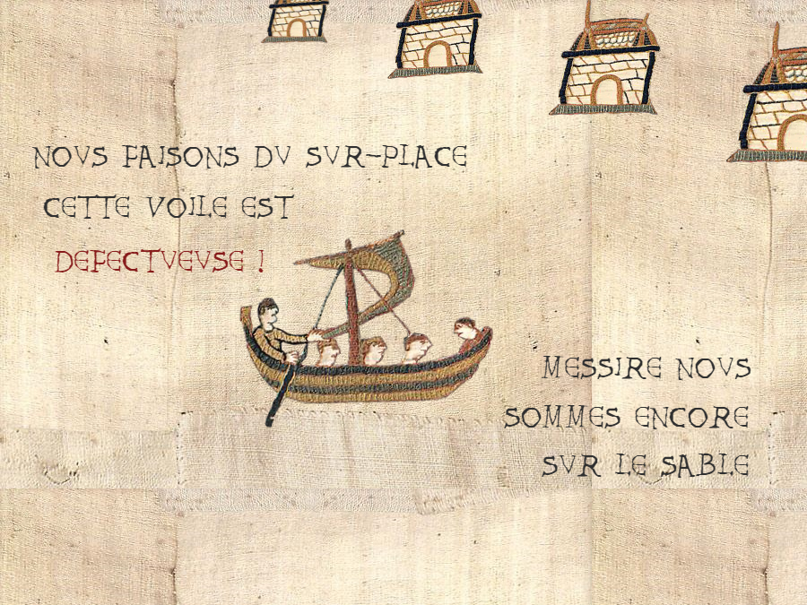 Il ne faut pas tester la voile si le bateau est sur la plage.